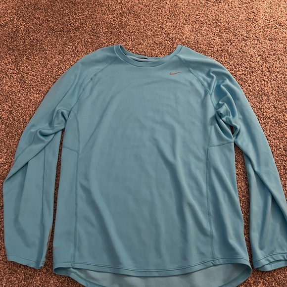 Nike Running Long Sleeved Lightweight Shirt - Sz M - Picture 1 of 5